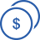 Coins Transparent Icon