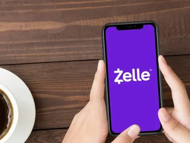 Zelle shown on a mobile phone