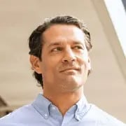 Man curious about online banking features
