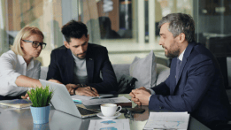 Commercial lending documentation getting reviewed and signed