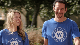 Hancock Whitney team members working with the community