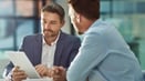 Business owner planning his sale and exit with an advisor