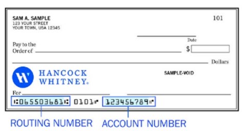 What is my routing number?