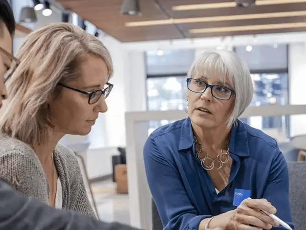 Business owners applying for an SBA loan