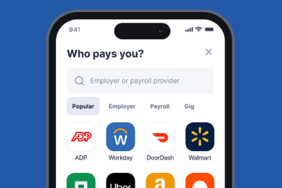Hancock Whitney direct deposit employer selection