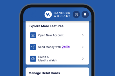 Sending money with Zelle, step 1